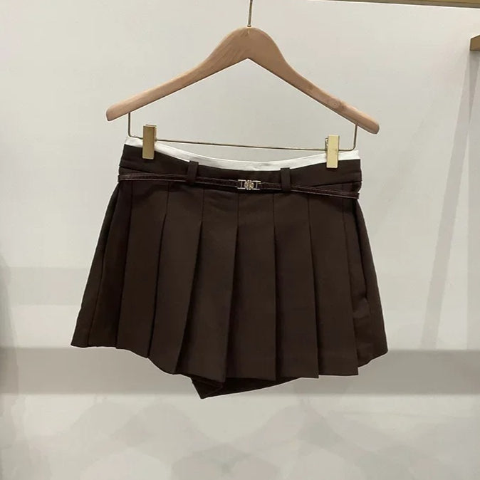 Women's Casual Pleated Skirt