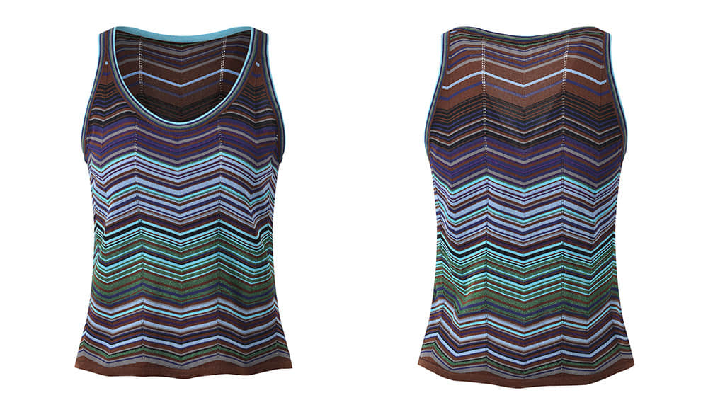 Women's Fashion Stripe Three Piece Set