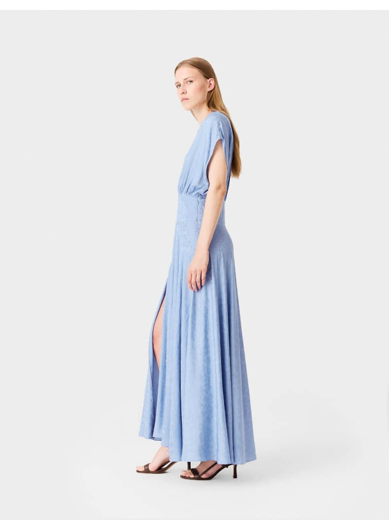 Women's elegant blue dress