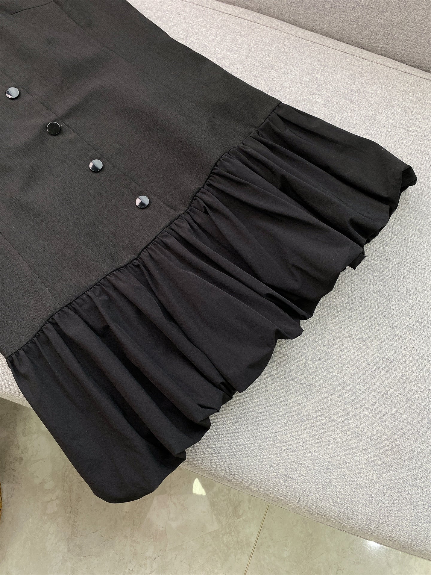 Women's black sleeveless dress