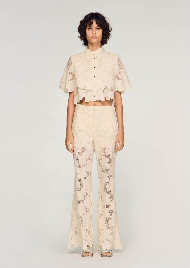 Women's casual shirt and trousers two-piece suit