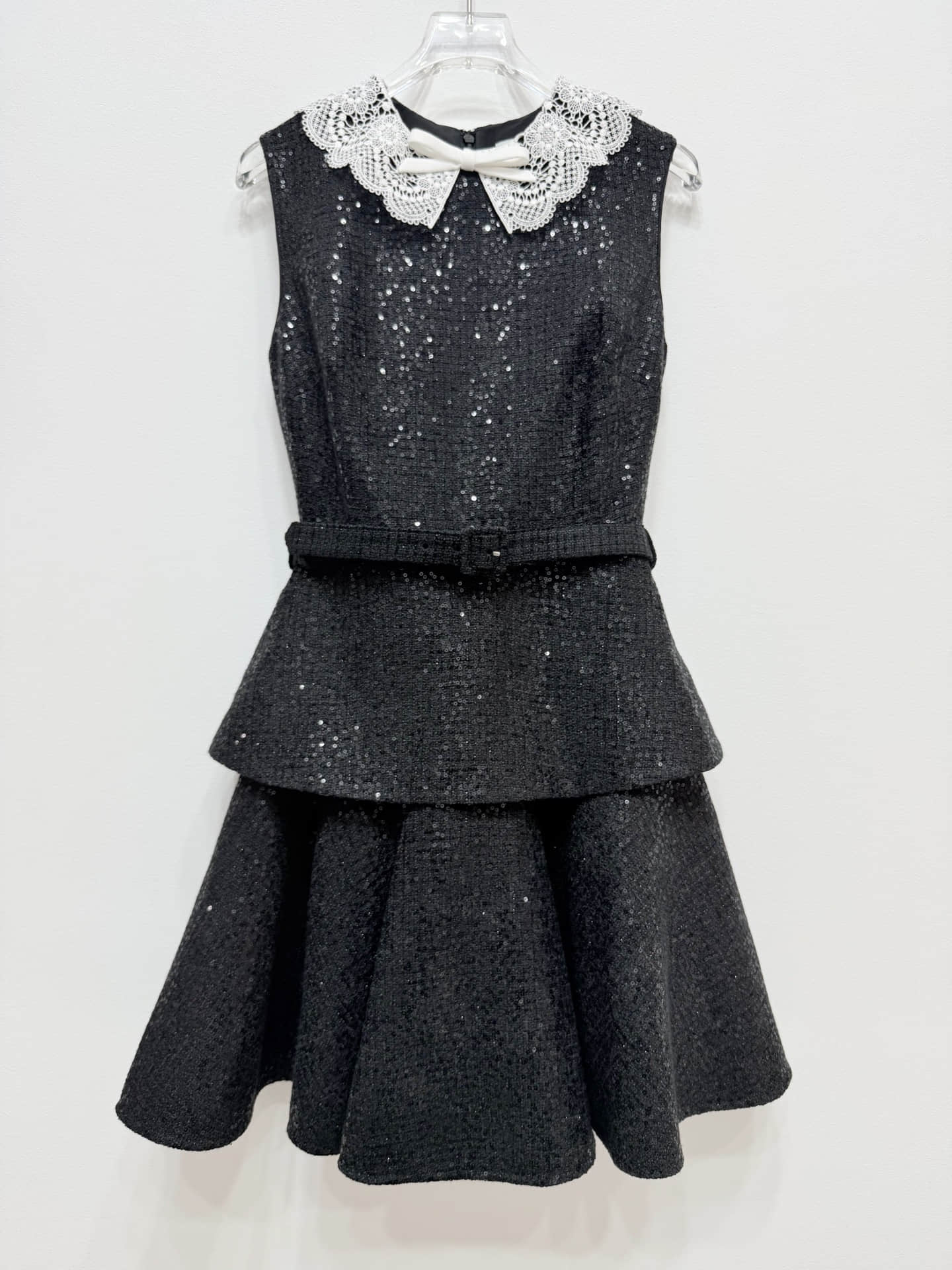 Black Lace Summer Elegant Party Dress