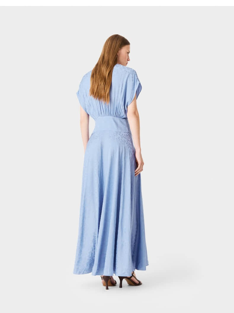 Women's elegant blue dress